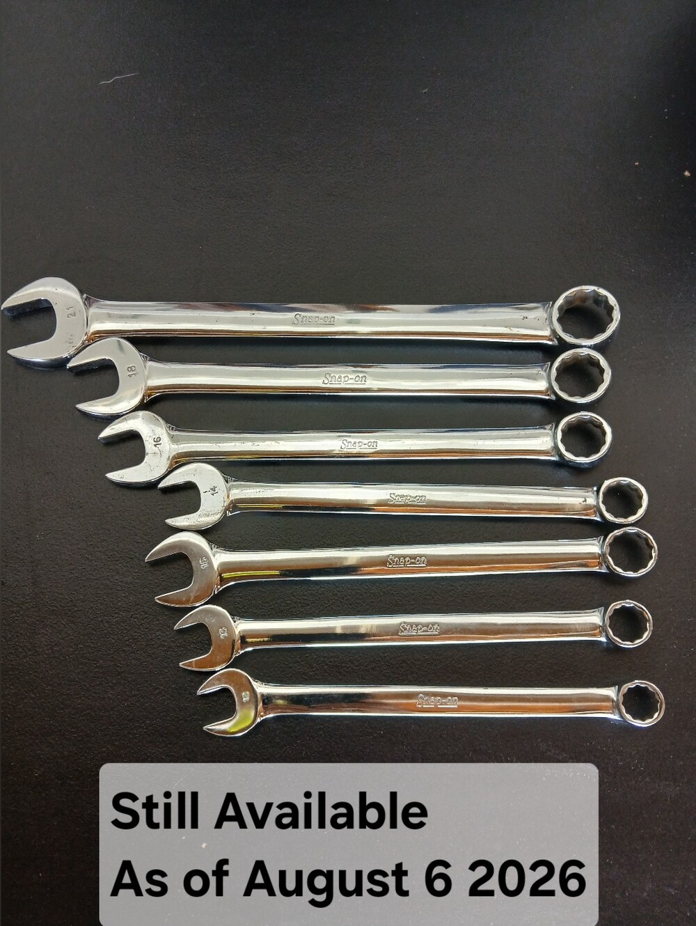 Snap-On.. Combination Wrench Set -    7pc.